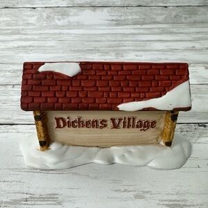 Department 56 Dickens Village Sign  Vintage Brick Christmas